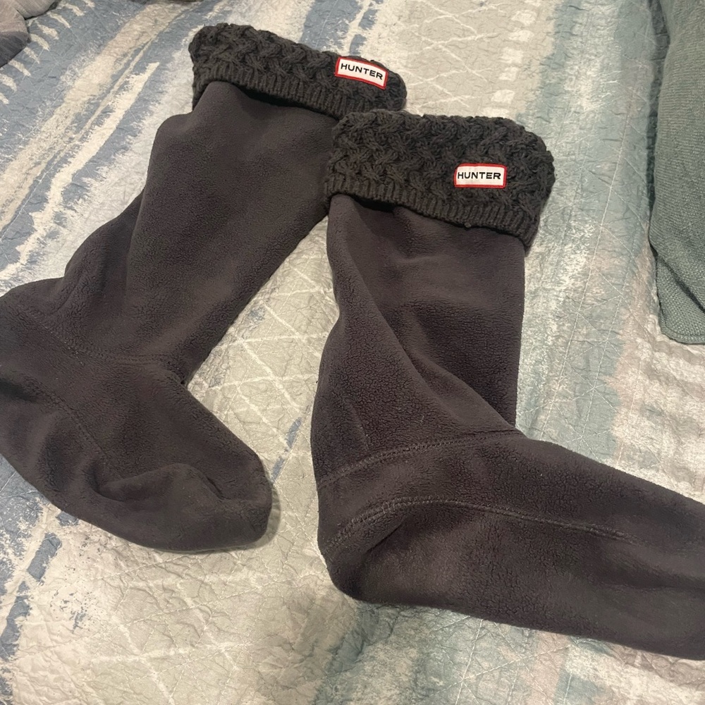 Hunter rain boot inserts/fleece socks